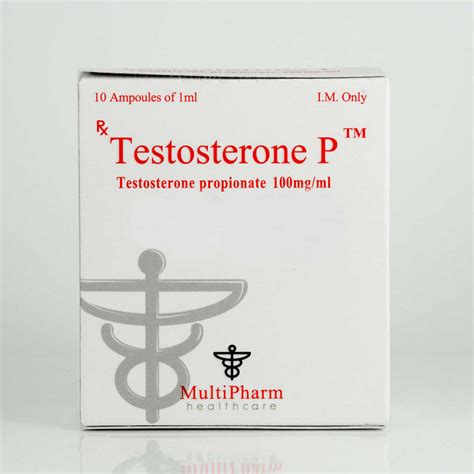 TESTOSTERONE P10 amps x 100mg Testo-Propionate