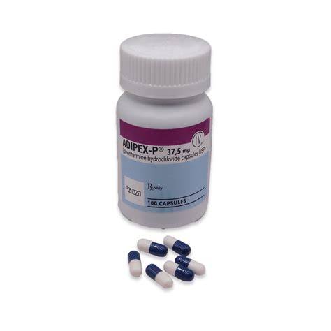 Adipex pharma 100caps 75mg phentermin